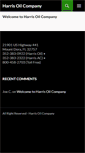 Mobile Screenshot of harrisoilco.com